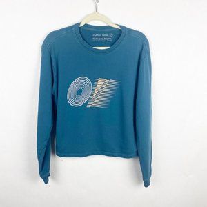 Outdoor Voices Womens Cropped OV Crewneck Sweater Sweatshirt Size Medium